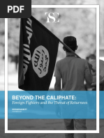 Beyond the Caliphate Foreign Fighters and the Threat of Returnees TSC Report October 2017