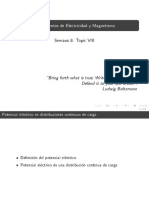 Fundamentos de Electricidad y Magnetismo: Semana 8: Topic VIII