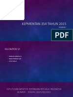 Kepmentan 354 Tahun 2015