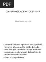 Da Feminilidade Oitocentista