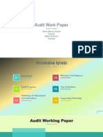 Audit Work Paper: Hilmy Mahdy Daulay Sulastri Abdul Rahman Fatimah