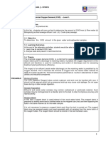 Fka Uitm Pahang - (Lab Manual) - Ecw351: Title TEST 11: Chemical Oxygen Demand (COD) - Level 1