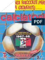 Edizioni Panini - Campionato 1967-1968