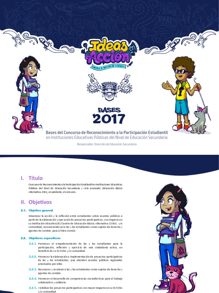 Concurso de Participación Estudiantil EBA | PDF | Educación Secundaria ...