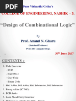 Combinational Logic Design