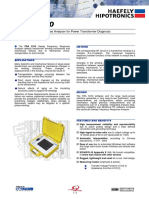 Sweep Frequency Response Analyser For Power Transformer Diagnosis