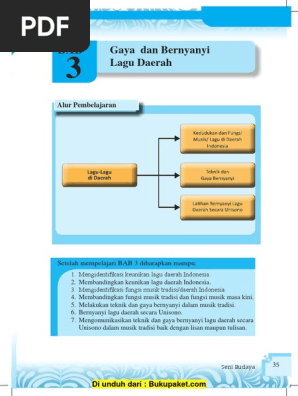 Bab 3 Gaya Dan Bernyanyi Lagu Daerah Pdf