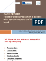 Case Report Rehabilitation Program in A Patient With Aseptic Necrosis of The Femoral Head