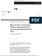 Increasing Patient Satisfaction by Decreasing Patient Room Size - HCD Magazine