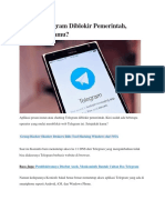 Polling Telegram Diblokir Pemerintah.docx