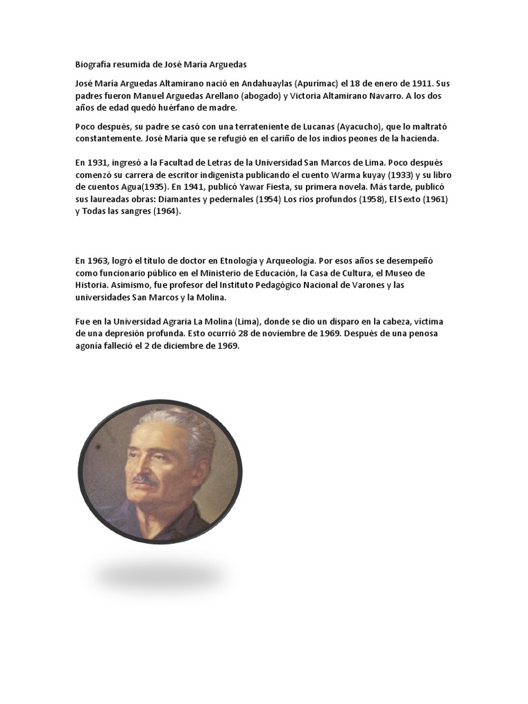 Biograf a Resumida de Jos Mar a - 1631391958