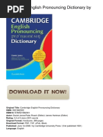 Download cambridge-english-pronouncing-dictionary-by-danielpdf by Gebrehiwot Gebremedhin SN362715899 doc pdf