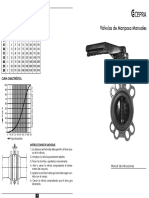 Manual Válvulas Mariposa