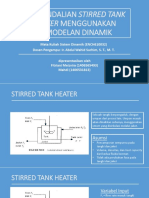 Pengendalian Stirred Tank Heater Menggunakan Pemodelan Dinamik