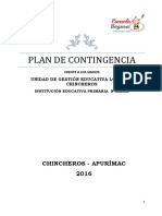 Plan 3 de Contingencia Sismo