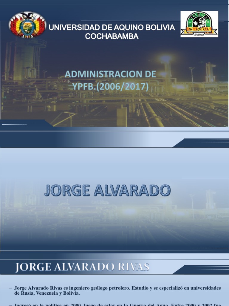 Administracion de Ypfb (1) 1end | PDF | Bolivia | Petróleo