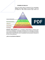 Pirámide de Maslow