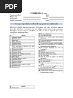 Cuadernillo Cuestionario Idare