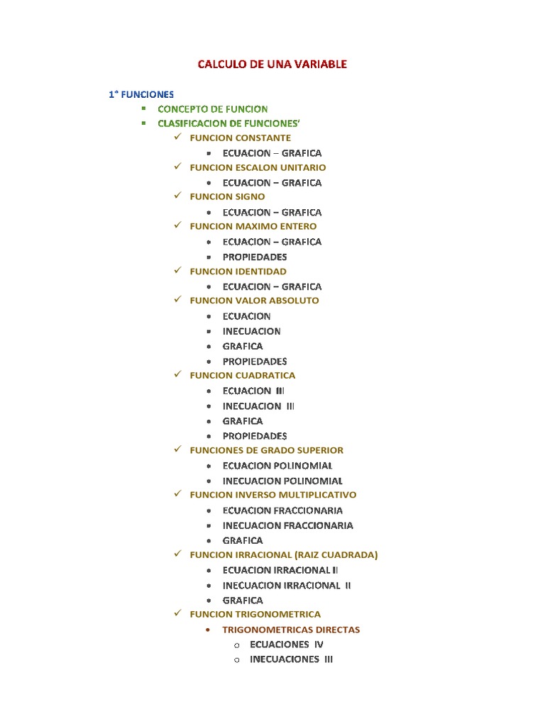 Calculo de Una Variable | PDF