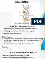 Retropharyngeal Abscess