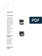 Caracteristicas de Contactores