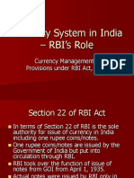 Currency System in India RBI Role (1)