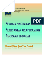 Pedoman Area Perubahan