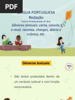 Gêneros textuais - carta, convite, postal, diário e crônica.ppt