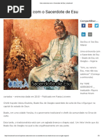 Uma Entrevista Com o Sacerdote de Esu _ Orisabrasil