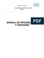 Manual de Organizacion