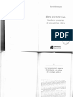 Bensaid, Daniel - Marx Intempestivo. Capítulo 11, Los Tormentos de La Materia PDF