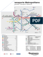 Mapa Da Rede Metro