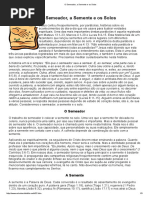 O Semeador, A Semente e Os Solos