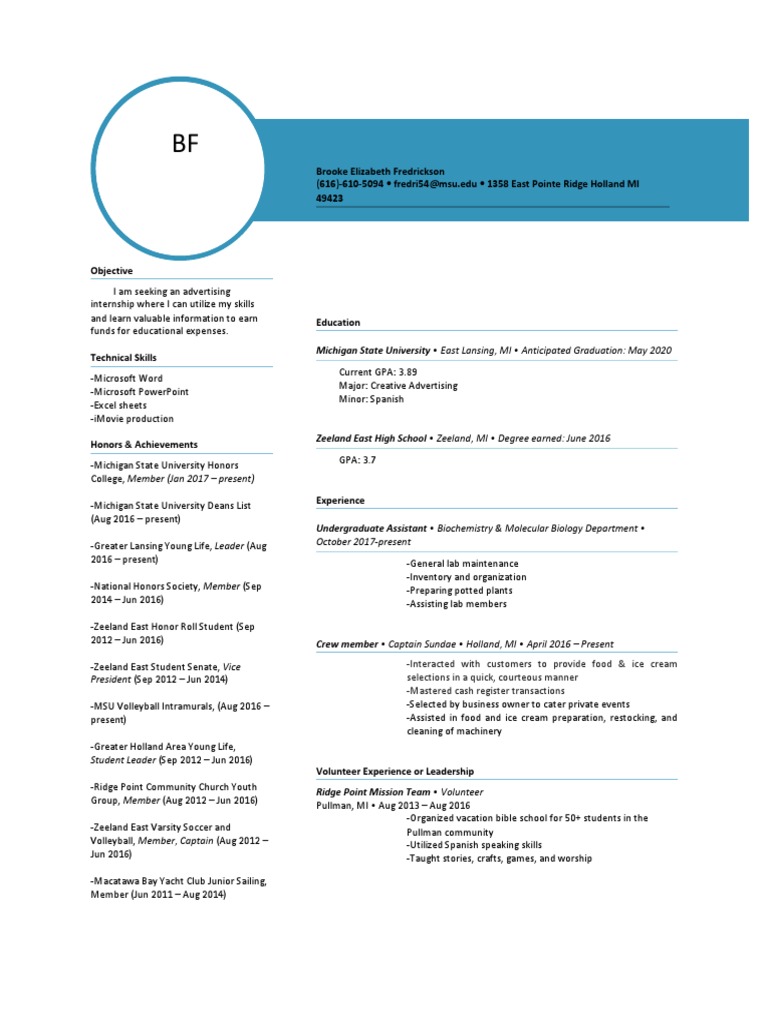 Running Resume PDF Academia - 1704282775