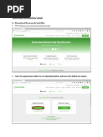 Anaconda Installation Guide: A. Download Anaconda Installer