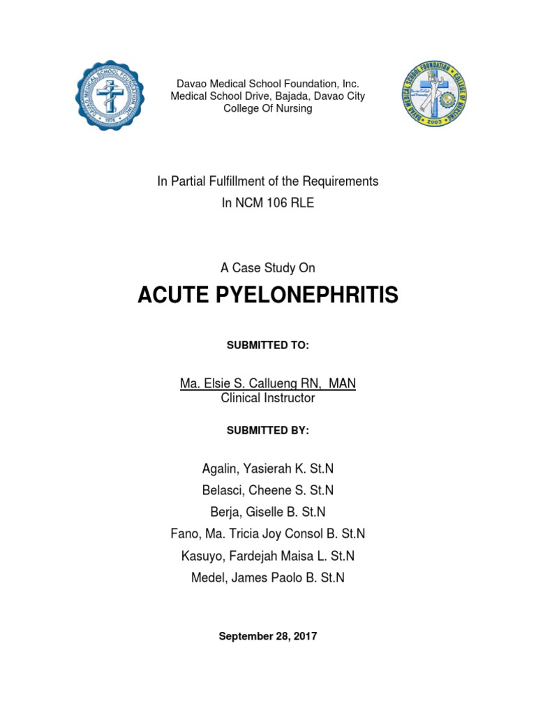 COMPLETE CS - Acute Pyelonephritis | PDF | Kidney | Urinary System