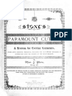 Stones Paramount Cutter-A System For Cutting Garments 1887