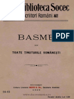 (1909) Basme Din Toate Ţinuturile Româneşti PDF