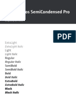 CamingoDos Pro SemiCondensed Font Family-Sample PDF