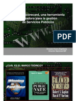 Balance Scorecard, Una Herramienta Innovadora para La Gestión de Servicios Públicos