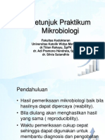 Petunjuk Praktikum Mikrobiologi FK WM Semester 3 TH 2015 (ASUS's Conflicted Copy 2017-10-16)