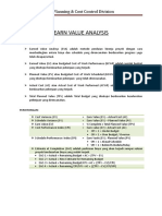 Earn Value Analysis