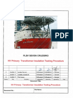 HV Prim Transformer Insulation Testing Procedure Rev2 PDF