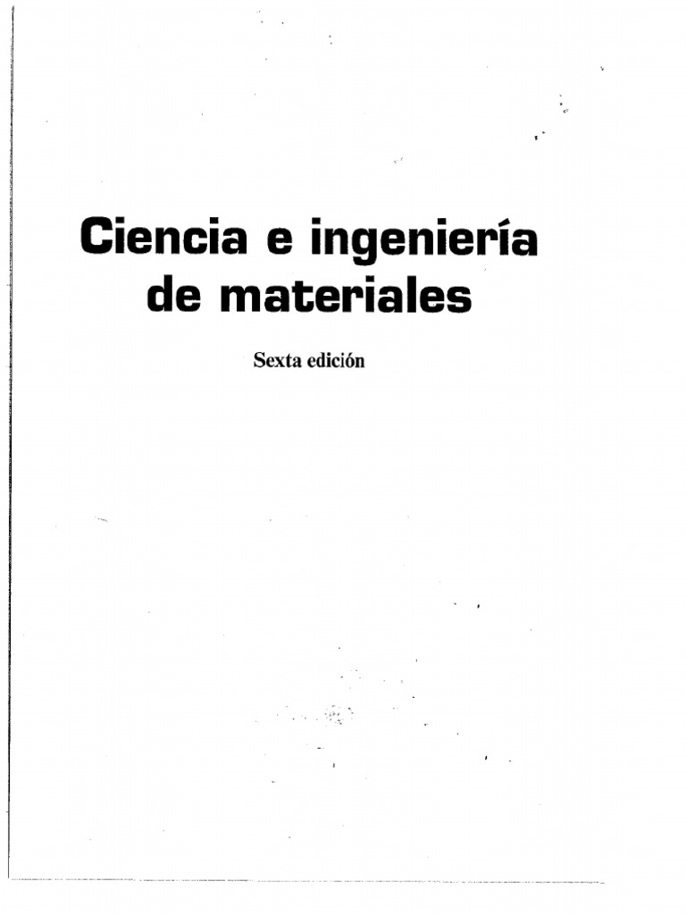 Ciencia E Ingenieria De Los Materiales 6ta Edicion Askeland Pdf