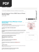 CBSE Class 10 Social Science Assignments