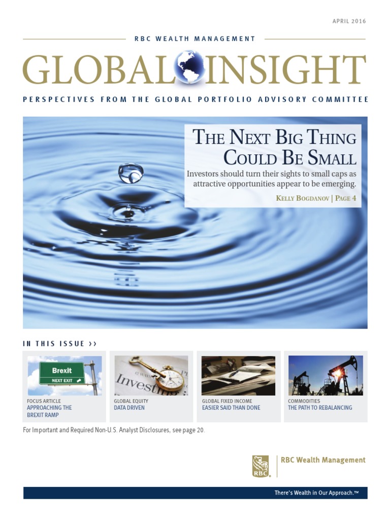 Global Insight 2016 04 E | PDF | Brexit | Asset Allocation