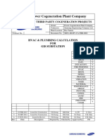 (Secl-r0-Hv-CA-tbb-0001 - Rev - 1) (Hvac & Plumbing Calculation For Gis Substation)