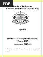 SPPU TE Computer Engg Syllabus 2015 Course 24th February 2017