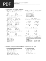 Download SOAL UH MTK SMP KELAS 7 BAB OPERASI HITUNG BENTUK ALJABAR SEMESTER 1 1pdf by Johnson Hutagaol SN362760735 doc pdf