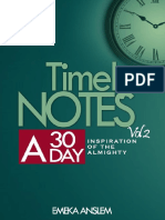 Timely Notes 30-Day Devotional - Vol 2 by Emeka Anslem